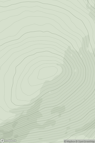 Thumbnail image for Am Meallan [Loch Duich to Cannich] showing contour plot for surrounding peak